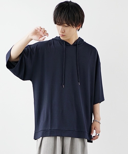 TRAVAS TOKYO ビッグシルエット 半袖 プルオーバー パーカー 000000001589-02-l.jpg?t=
