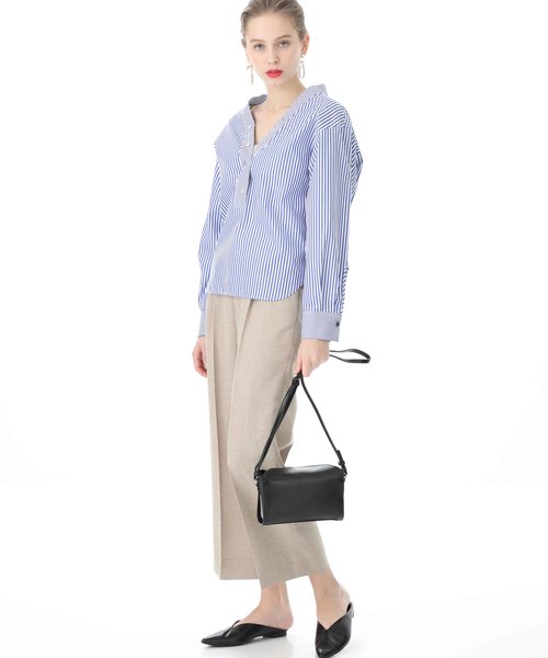 YAHKI(ヤーキ)の「【YAHKI】別注NEWお財布ショルダー YH-215(ショルダーバッグ・レディース・ブラック/ベージュ・FREE)」の8枚目の写真