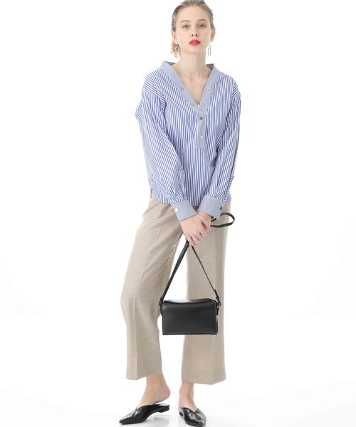 YAHKI(ヤーキ)の「【YAHKI】別注NEWお財布ショルダー YH-215(ショルダーバッグ・レディース・ブラック/ベージュ・FREE)」の7枚目の写真