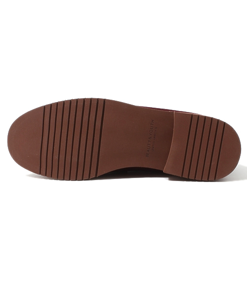 BEAUTY&YOUTH UNITED ARROWS（ビューティーアンドユースユナイテッドアローズ）の「BY ブリックソール ローファー¨ ◆§2（その他シューズ・メンズ・ワインレッド/ケリー/ネイビー・7/7h/8/9/8h）」の5枚目の写真