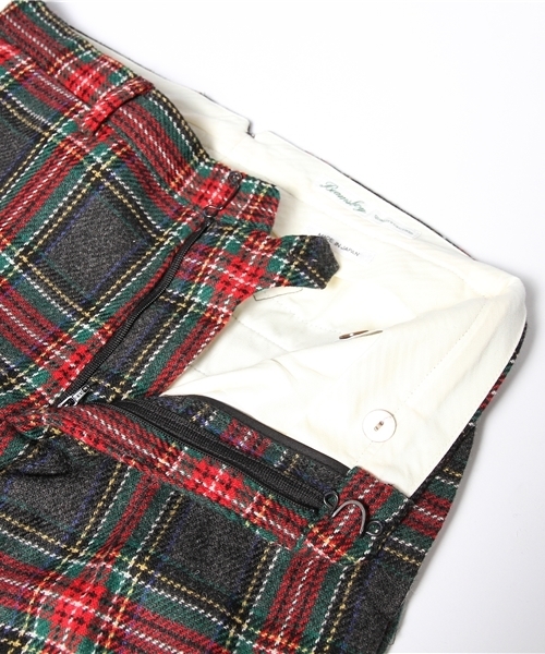 BEAMS BOY(ビームスボーイ)の「□BEAMS BOY / タータン スラックス 9分(スラックス・レディース・チャコールグレー/レッド/ネイビー・0/1)」の10枚目の写真
