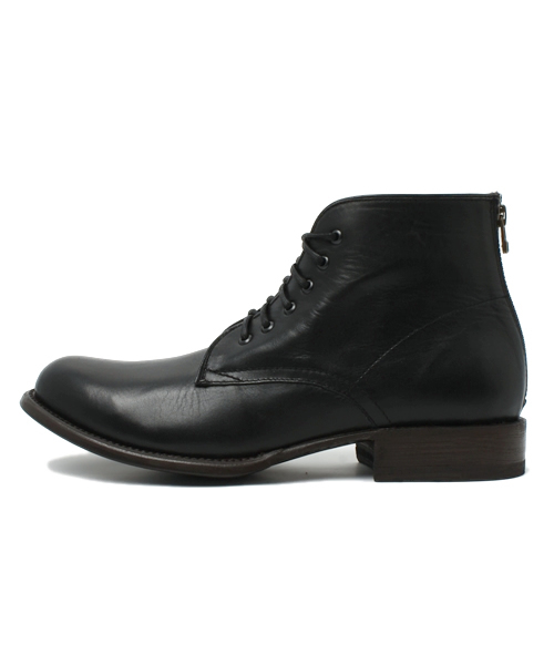 RATTLE TRAP（ラトルトラップ）の「【CAMINANDO】レザーショートブーツ（ブーツ・メンズ・ブラック/ダークブラウン・MEDIUM/LARGE）」の3枚目の写真