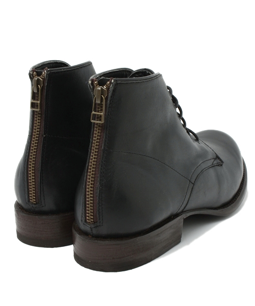 RATTLE TRAP（ラトルトラップ）の「【CAMINANDO】レザーショートブーツ（ブーツ・メンズ・ブラック/ダークブラウン・MEDIUM/LARGE）」の5枚目の写真