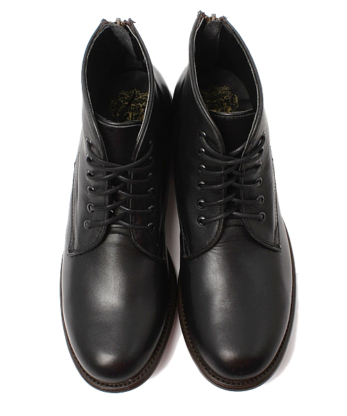 RATTLE TRAP（ラトルトラップ）の「【CAMINANDO】レザーショートブーツ（ブーツ・メンズ・ブラック/ダークブラウン・MEDIUM/LARGE）」の10枚目の写真