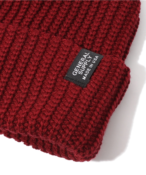 SHIPS JET BLUE（シップスジェットブルー）の「SGS アメリカ製: ランバージャック/ニットキャップ（ニットキャップ/ビーニー・メンズ・ブラック/カーキ/ワイン/オリーブ/ネイビー/チャコールグレー/ブルー/ナチュラル・ONE SIZE）」の10枚目の写真