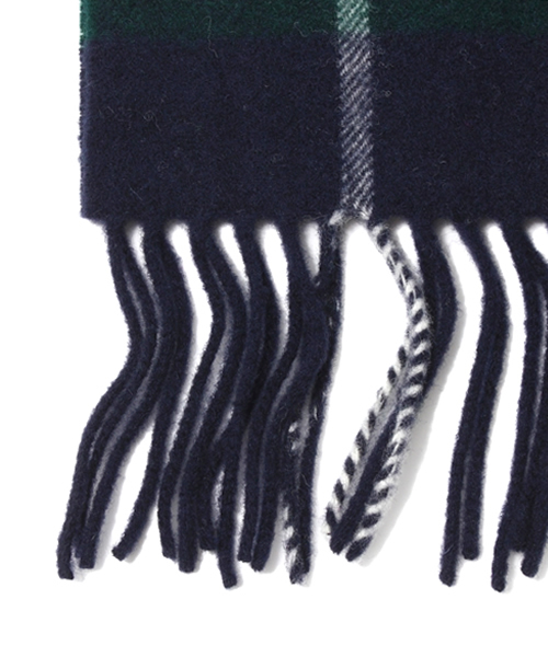 BEAUTY&YOUTH UNITED ARROWS（ビューティーアンドユースユナイテッドアローズ）の「BYBC ROYAL THISTLE タータンチェックストール（bl）（ストール/ショール・レディース・グレー/ベージュ/レッド/ダークグリーン・フリー）」の5枚目の写真