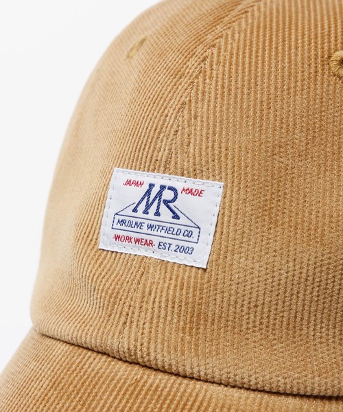 MR.OLIVE（ミスターオリーブ）の「RACAL×MR.OLIVE COLLABORATION /  WORKER'S CORDUROY BASEBALL CAP（キャップ・メンズ・アイボリー/ベージュ/オリーブ/ネイビー・FREE）」の8枚目の写真