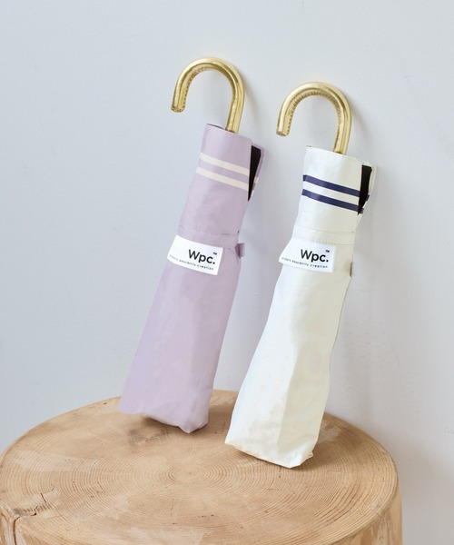 Wpc.（ダブリュピーシー）の「★遮光セーラー ミニ 日傘 折りたたみ Wpc.（折りたたみ傘・レディース・ネイビー/オフホワイト/ピンク/ベージュ/ラベンダー・FREE）」の6枚目の写真