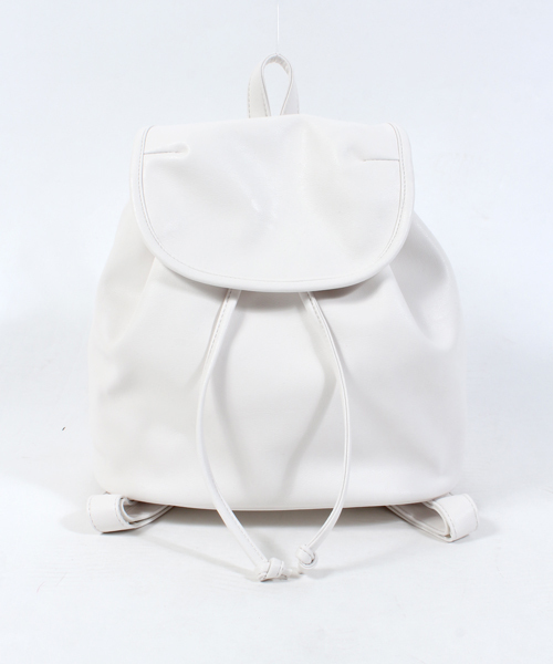 WEGO（ウィゴー）の「WEGO/フラップミニリュック（バックパック/リュック・レディース・ホワイト/ブラック・FREE）」の8枚目の写真