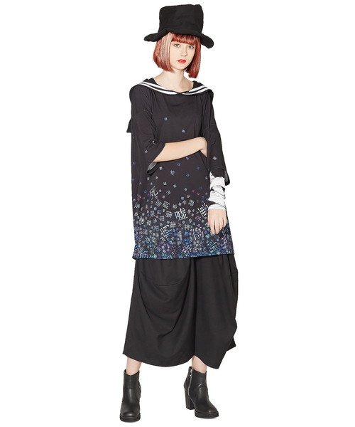 ankoROCK(アンコロック)の「病みかわいいバラバララインセーラーTシャツ -メガビッグ-(Tシャツ/カットソー・メンズ・A/B/C・ONE SIZE)」の17枚目の写真