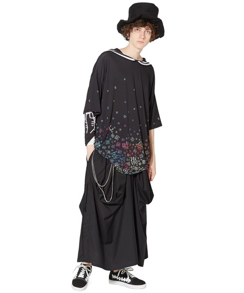 ankoROCK(アンコロック)の「病みかわいいバラバララインセーラーTシャツ -メガビッグ-(Tシャツ/カットソー・メンズ・A/B/C・ONE SIZE)」の11枚目の写真