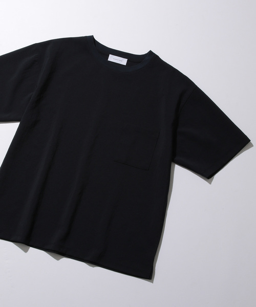 ADAM ET ROPE'（アダムエロペ）の「【EVALET】ストレッチT（Tシャツ/カットソー・メンズ・ベージュ系その他/ネイビー/ブルー系その他/イエロー系その他/チャコールグレー・M/L）」の3枚目の写真