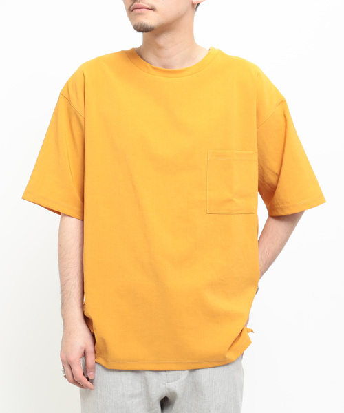 ADAM ET ROPE'（アダムエロペ）の「【EVALET】ストレッチT（Tシャツ/カットソー・メンズ・ベージュ系その他/ネイビー/ブルー系その他/イエロー系その他/チャコールグレー・M/L）」の16枚目の写真