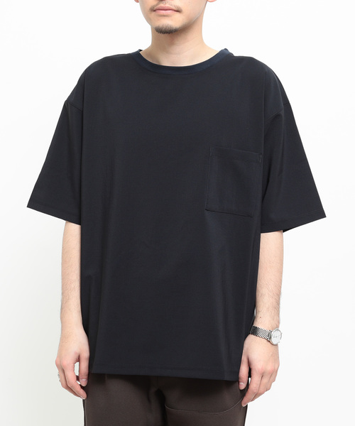 ADAM ET ROPE'（アダムエロペ）の「【EVALET】ストレッチT（Tシャツ/カットソー・メンズ・ベージュ系その他/ネイビー/ブルー系その他/イエロー系その他/チャコールグレー・M/L）」の20枚目の写真