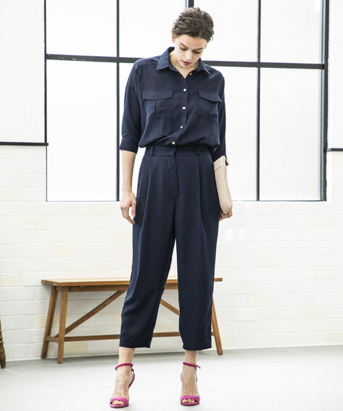 Emma Taylor（エマテイラー）の「ミリタリーオールインワン（つなぎ/オールインワン・レディース・ネイビー/ブラック・38/36）」の7枚目の写真