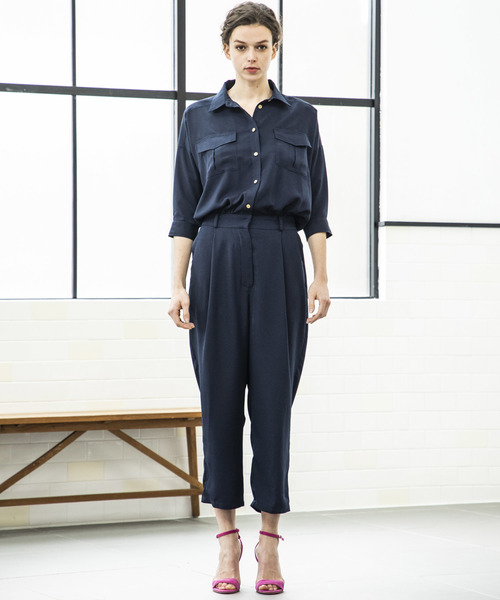 Emma Taylor（エマテイラー）の「ミリタリーオールインワン（つなぎ/オールインワン・レディース・ネイビー/ブラック・38/36）」の9枚目の写真