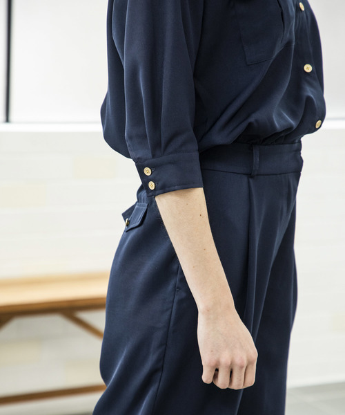 Emma Taylor（エマテイラー）の「ミリタリーオールインワン（つなぎ/オールインワン・レディース・ネイビー/ブラック・38/36）」の13枚目の写真