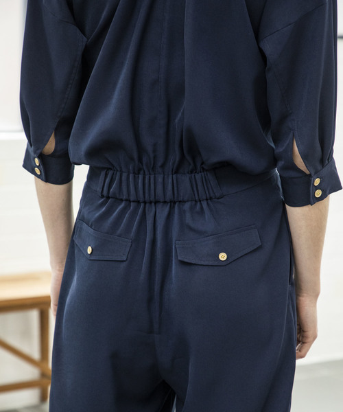 Emma Taylor（エマテイラー）の「ミリタリーオールインワン（つなぎ/オールインワン・レディース・ネイビー/ブラック・38/36）」の14枚目の写真