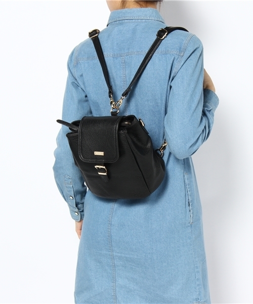 goocy(グーシー)の「【goocy】3WAYminiリュック(バックパック/リュック・レディース・オフホワイト/グリーン/オレンジ/ブラック・FREE)」の7枚目の写真