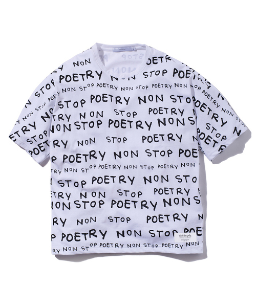 rehacer(レアセル)の「rehacer : × Mark Gonzales N.S.P Texitle Dolman CS Made in Japan / マークゴンザレス コラボ N.S.P. テキスタイル ドルマン カットソー メイドインジャパン(Tシャツ/カットソー・メンズ・ブラック/ホワイト・MEDIUM/LARGE/SMALL)」の6枚目の写真