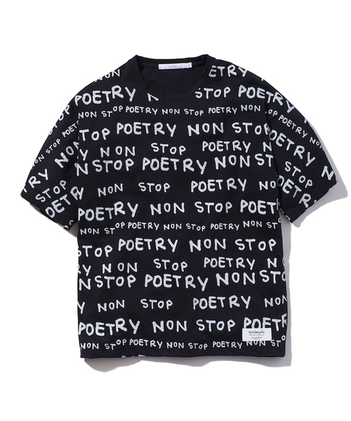 rehacer(レアセル)の「rehacer : × Mark Gonzales N.S.P Texitle Dolman CS Made in Japan / マークゴンザレス コラボ N.S.P. テキスタイル ドルマン カットソー メイドインジャパン(Tシャツ/カットソー・メンズ・ブラック/ホワイト・MEDIUM/LARGE/SMALL)」の8枚目の写真