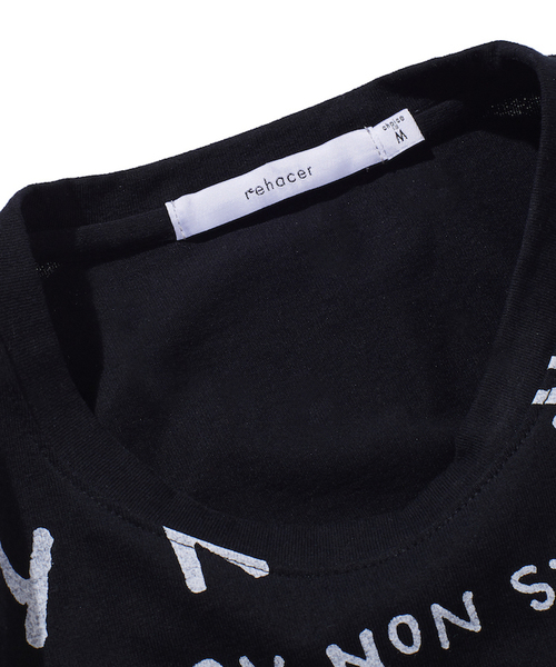rehacer(レアセル)の「rehacer : × Mark Gonzales N.S.P Texitle Dolman CS Made in Japan / マークゴンザレス コラボ N.S.P. テキスタイル ドルマン カットソー メイドインジャパン(Tシャツ/カットソー・メンズ・ブラック/ホワイト・MEDIUM/LARGE/SMALL)」の10枚目の写真