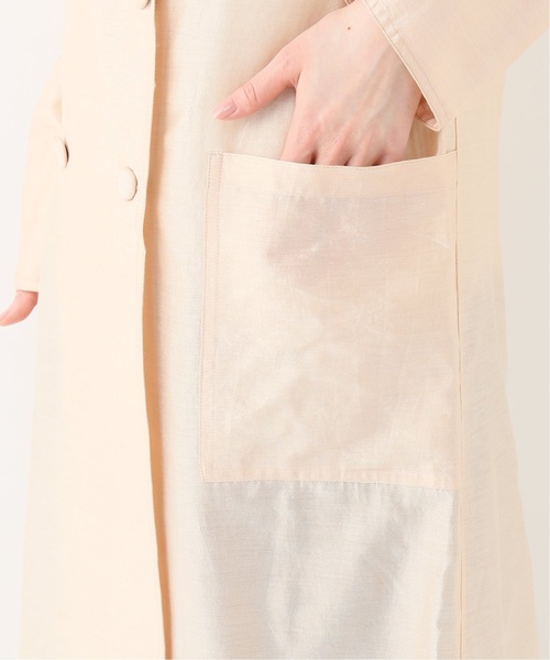Mes Demoiselles...(メドモワゼル)の「MES DEMOISELLES ロングコート◆(その他アウター・レディース・アイボリー・X-SMALL)」の10枚目の写真