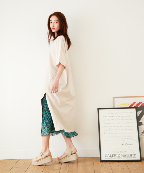 niko and...（ニコアンド）の「プリーツカラー柄スカート（スカート・レディース・イエロー/ブラック/グリーン・FREE）」の21枚目の写真