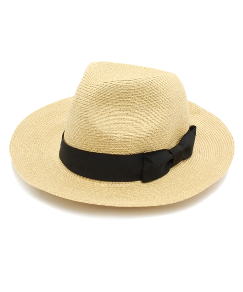 VIS（ビス）の「シンプルつば広中折れハット（ハット・レディース・ホワイト/ダークブラウン/ベージュ/ベージュ系・MEDIUM）」の3枚目の写真