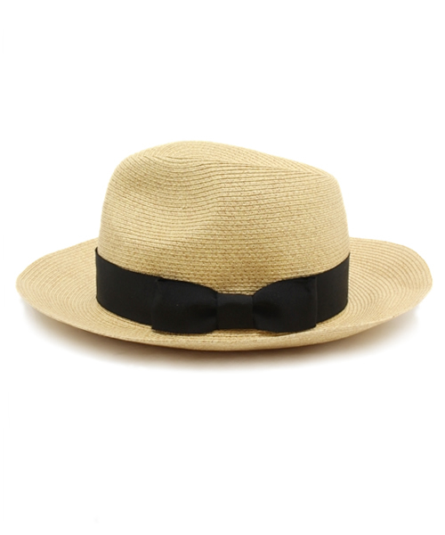 VIS（ビス）の「シンプルつば広中折れハット（ハット・レディース・ホワイト/ダークブラウン/ベージュ/ベージュ系・MEDIUM）」の6枚目の写真