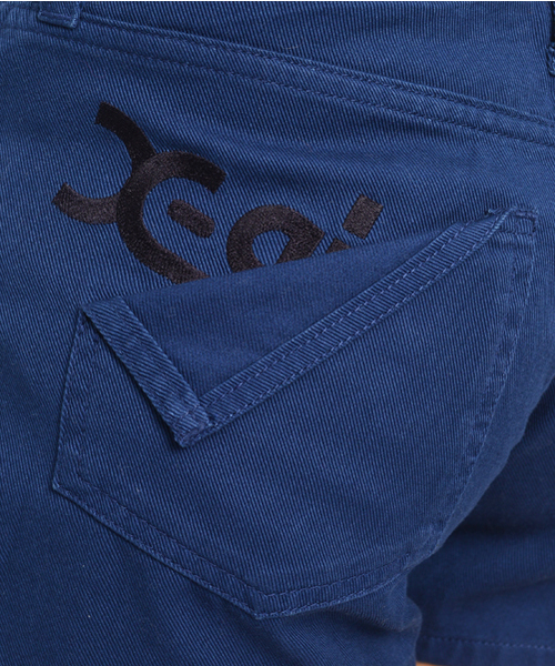 X-girl(エックスガール)の「MILITARY STYLE SHORTS(カーゴパンツ・レディース・ブラウン/ブルー/ライトインディゴブルー・1/0/2)」の8枚目の写真