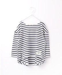 MAKE YOUR DAY | 【リンクコーデ】フレアボーダーTシャツ■90～140cm(Tシャツ/カットソー)