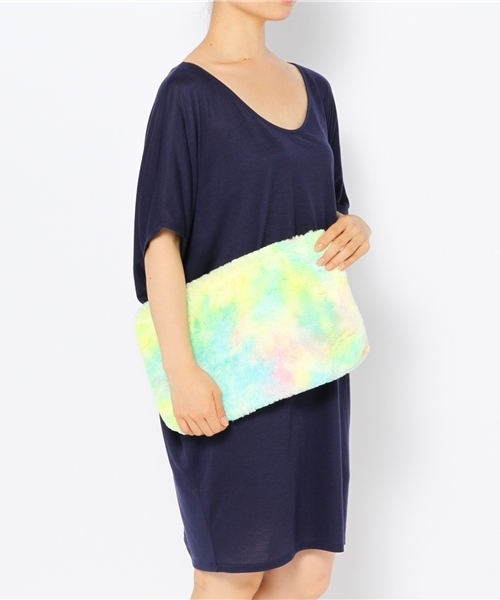 WEGO(ウィゴー)の「WEGO/レインボーファークラッチバッグ(クラッチバッグ・レディース・その他1・FREE)」の6枚目の写真