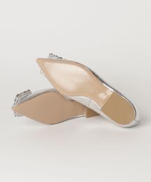 【美品】ピッピシック　ビジュー　フラット　パンプス　ラインストーン　コーデュロイ PIPPICHIC / ビジュー フラットパンプス｜ESTNATION ONLINE