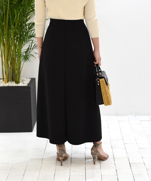 Eimee Law（エイミーロウ）の「シェルボタンデザイン配色切替SK（スカート・レディース・アイボリー/ブラック/ミント・38）」の11枚目の写真