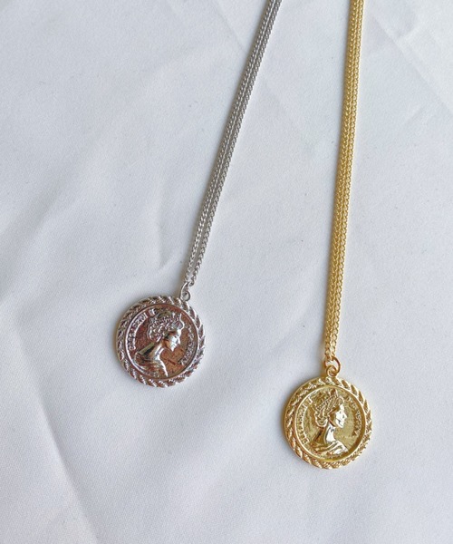 CLEA(クレア)の「Elizabeth リース コイン ネックレス(ネックレス・レディース・シルバー/ゴールド・FREE)」の3枚目の写真