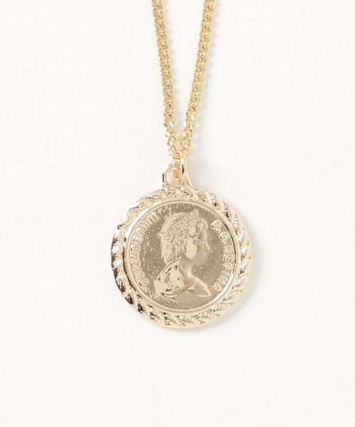 CLEA(クレア)の「Elizabeth リース コイン ネックレス(ネックレス・レディース・シルバー/ゴールド・FREE)」の5枚目の写真