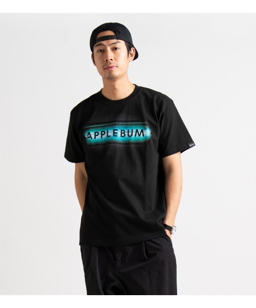 APPLEBUM（アップルバム）の「“Neon Logo” T-shirt（Tシャツ/カットソー・メンズ・ブラック・MEDIUM/X-LARGE/LARGE/XX-LARGE/SMALL）」の9枚目の写真