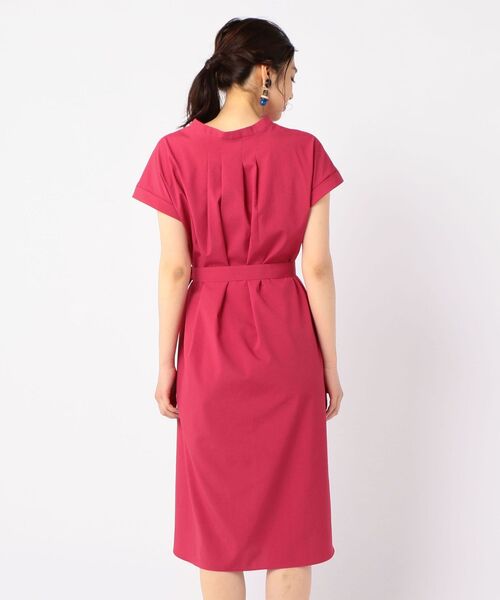 セール Nolleys ワンピース リボン付きタックワンピース ワンピース Nolleys ワンピース Sophi ノーリーズソフィ のファッション