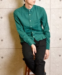 VIBGYOR Select/綿麻ストレッチ長袖シャツ(BI)