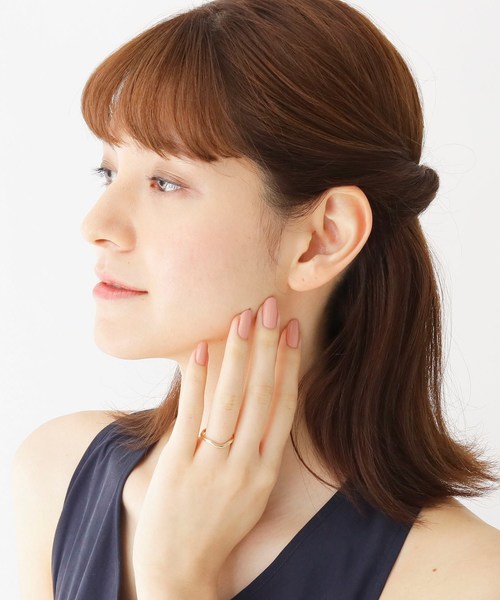 COCOSHNIK（ココシュニック）の「K10アーチ リング（リング・レディース・ホワイト系その他7・10号/12号/14号）」の3枚目の写真