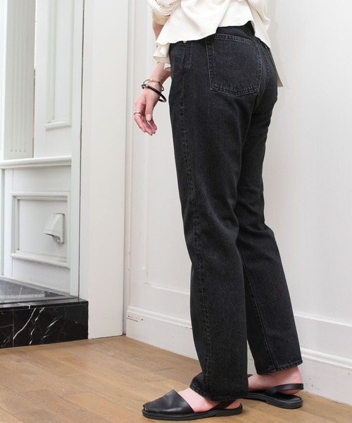 THE SHINZONE（ザ　シンゾーン）の「THE SHINZONE/シンゾーン　ストレートデニム　STRAIGHT DENIM（デニムパンツ・レディース・ブラック・34/32/36/0）」の4枚目の写真