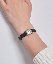 UNITED ARROWS スクエア 腕時計 ブラックレザー UNITED ARROWS 腕時計 スクエア レディース : ZOZOTOWN Yahoo!店