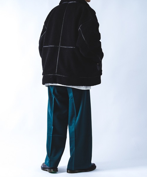 kutir（クティール）の「B3ボアジャケット（その他アウター・メンズ・ブラック/ベージュ/モカ・MEDIUM/LARGE）」の6枚目の写真