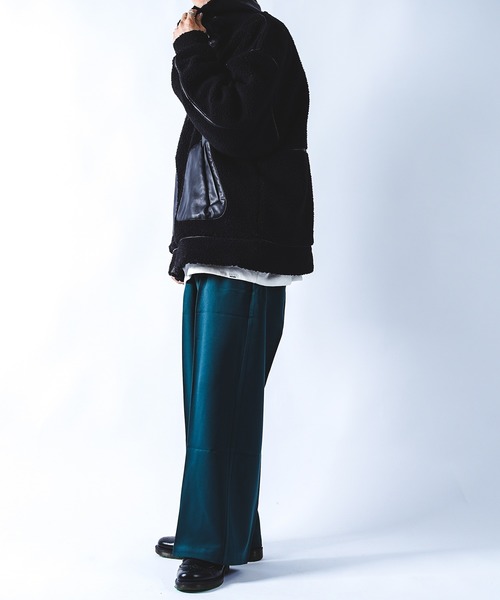 kutir（クティール）の「B3ボアジャケット（その他アウター・メンズ・ブラック/ベージュ/モカ・MEDIUM/LARGE）」の14枚目の写真