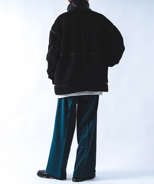 kutir（クティール）の「B3ボアジャケット（その他アウター・メンズ・ブラック/ベージュ/モカ・MEDIUM/LARGE）」の12枚目の写真