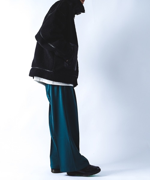 kutir（クティール）の「B3ボアジャケット（その他アウター・メンズ・ブラック/ベージュ/モカ・MEDIUM/LARGE）」の11枚目の写真