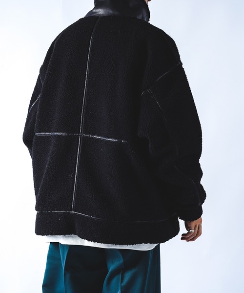 kutir（クティール）の「B3ボアジャケット（その他アウター・メンズ・ブラック/ベージュ/モカ・MEDIUM/LARGE）」の17枚目の写真