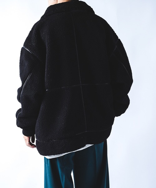 kutir（クティール）の「B3ボアジャケット（その他アウター・メンズ・ブラック/ベージュ/モカ・MEDIUM/LARGE）」の19枚目の写真