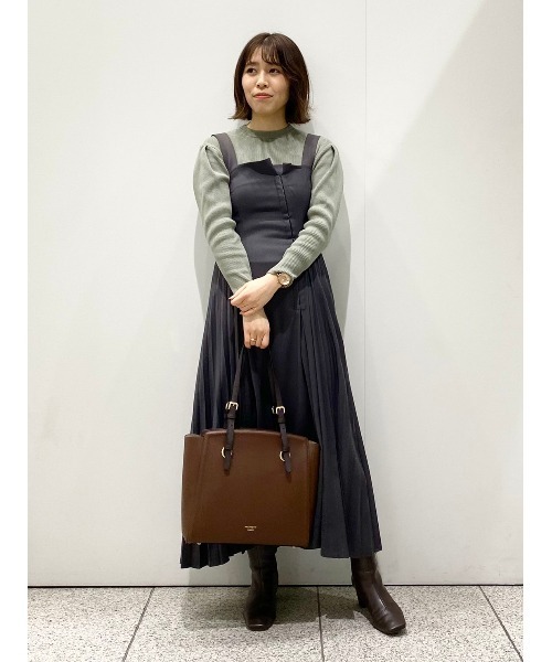& chouette（アンドシュエット）の「ラウンドA4トートバッグ（トートバッグ・レディース・オフホワイト/ピンク/ブラック/ブラウン・FREE）」の22枚目の写真